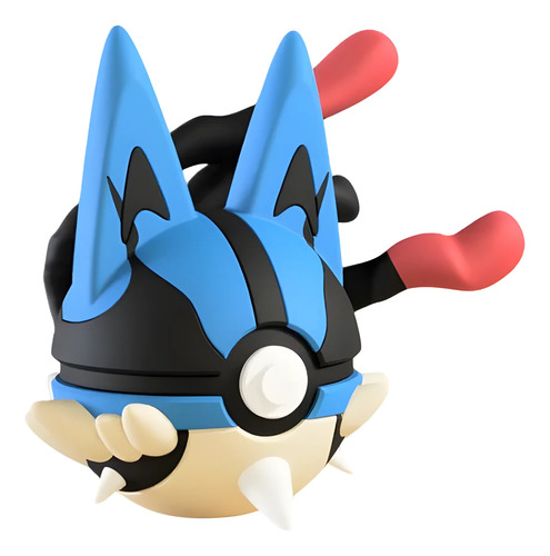 Pokebola Pokémon Mega Lucario Impresa 3d Coleccionable