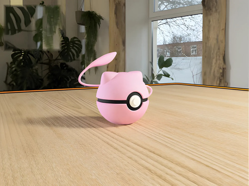 Pokebola Pokémon Mew Impresa 3d Coleccionable, vista 2