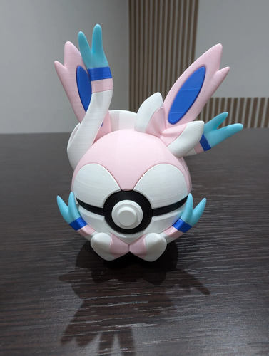 Pokebola Pokémon Sylveon Impresa 3d Coleccionable, vista 4