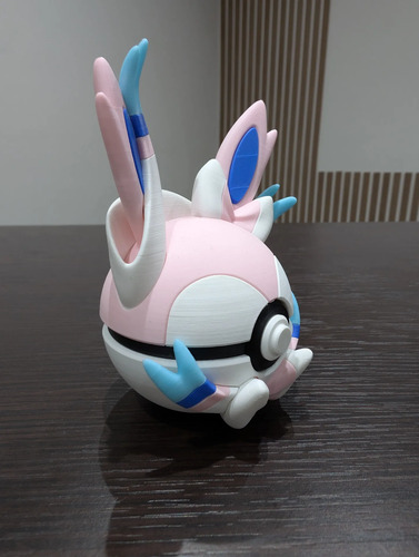 Pokebola Pokémon Sylveon Impresa 3d Coleccionable, vista 5