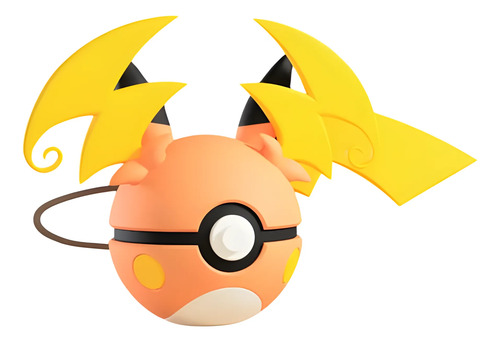 Pokebola Pokémon Mega Raichu Y Impresa 3d Coleccionable