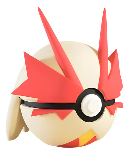 Pokebola Pokémon Blaziken Impresa 3d Coleccionable