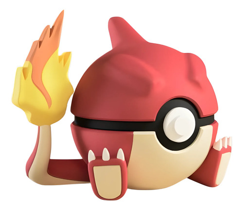 Pokebola Pokémon Charmeleon Impresa 3d Coleccionable