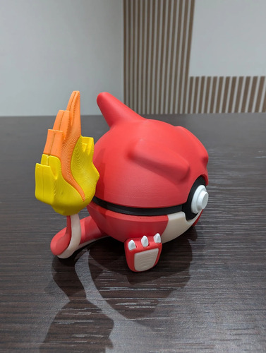 Pokebola Pokémon Charmeleon Impresa 3d Coleccionable, vista 5