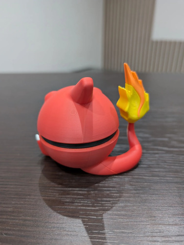 Pokebola Pokémon Charmeleon Impresa 3d Coleccionable, vista 7