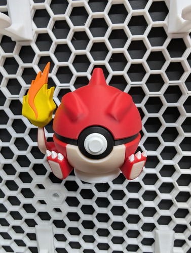 Pokebola Pokémon Charmeleon Impresa 3d Coleccionable, vista 8