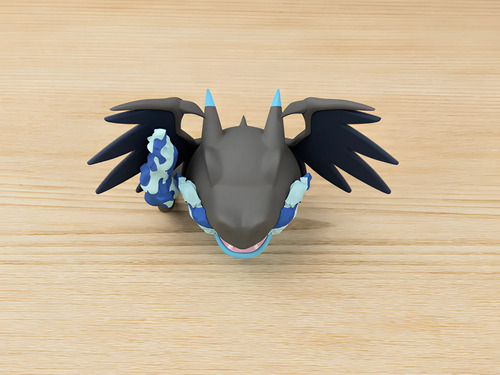 Pokebola Pokémon Mega Charizard X Impresa 3d Figura, vista 3