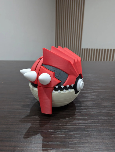 Pokebola Pokémon Groudon Impresa 3d Figura Coleccionable, vista 5