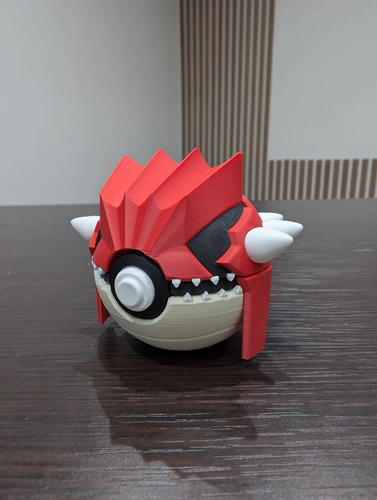 Pokebola Pokémon Groudon Impresa 3d Figura Coleccionable, vista 6