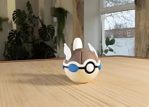 Pokebola Pokémon Wartortle Impresa 3d Coleccionable, vista 2