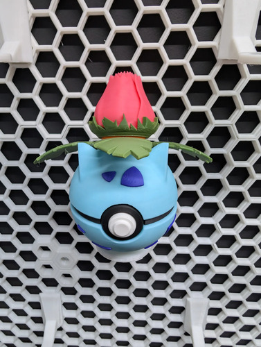 Pokebola Pokémon Ivysaur Impresa 3d Coleccionable, vista 4