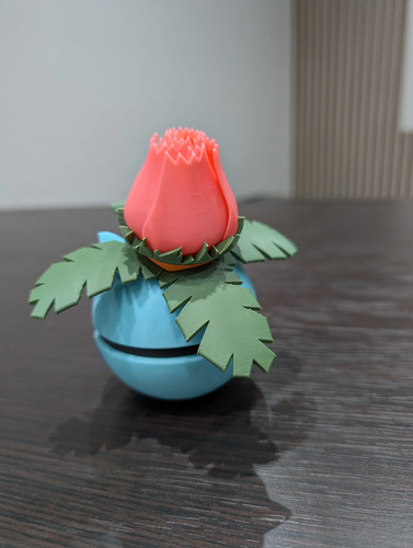 Pokebola Pokémon Ivysaur Impresa 3d Coleccionable, vista 8