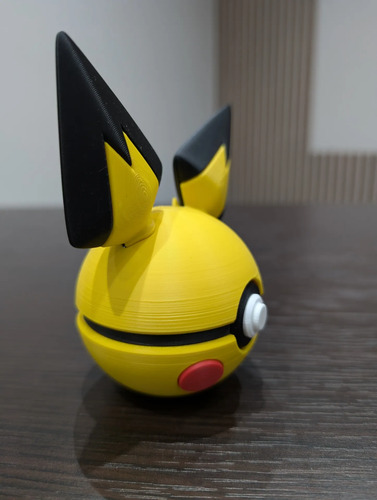 Pokebola Pokémon Pichu Impresa 3d Coleccionable, vista 5