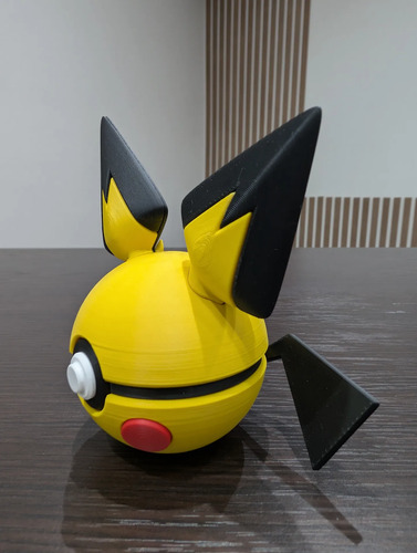 Pokebola Pokémon Pichu Impresa 3d Coleccionable, vista 6