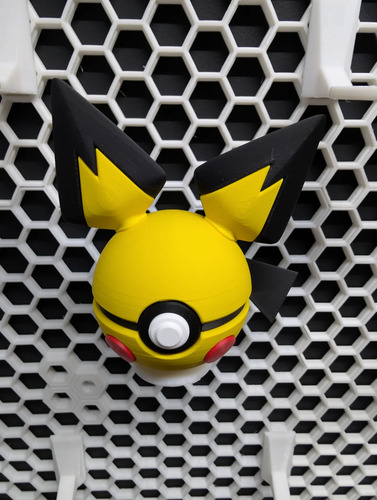 Pokebola Pokémon Pichu Impresa 3d Coleccionable, vista 8