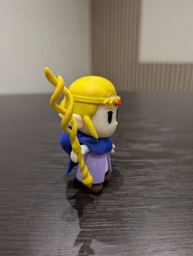The Legend Of Zelda Figura Link Y Zelda 3d Coleccionable, vista 4