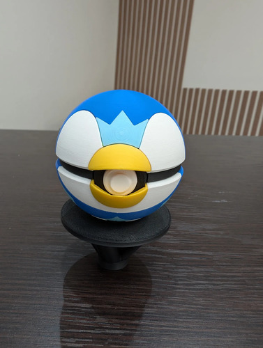 Pokebola Pokémon Piplup Impresa 3d Coleccionable, vista 4