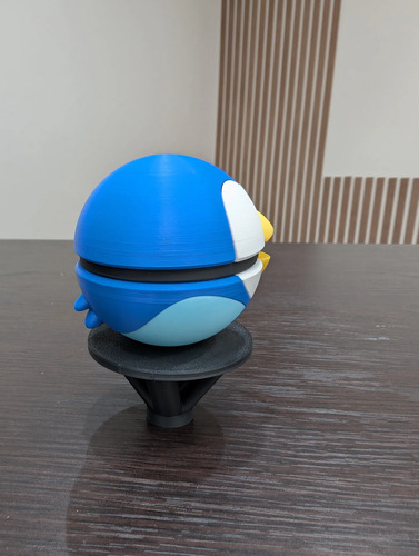 Pokebola Pokémon Piplup Impresa 3d Coleccionable, vista 7