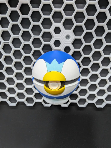 Pokebola Pokémon Piplup Impresa 3d Coleccionable, vista 8