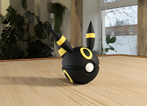 Pokebola Pokémon Umbreon Impresa 3d Coleccionable, vista 2