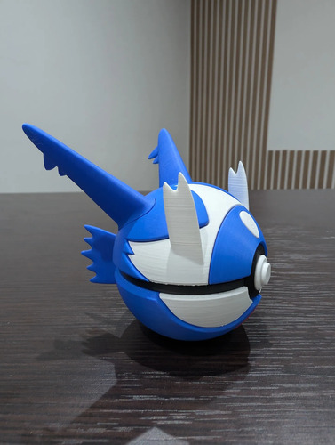 Pokebola Pokémon Latios Latias Figura 3d Colección, vista 4