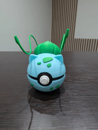 Pokebola Pokémon Charmander Squirtle Bulbasaur Figura 3d, vista 5