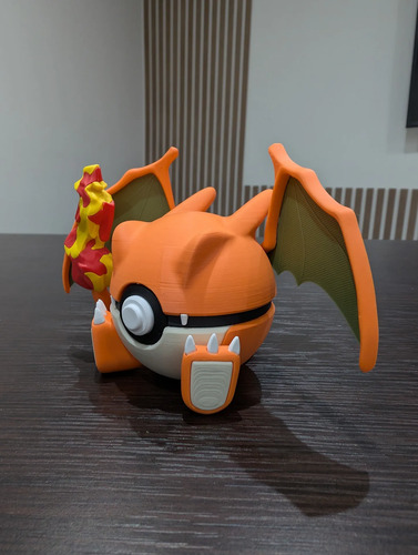 Pokebola Pokémon Charizard Impresa 3d Coleccionable, vista 5