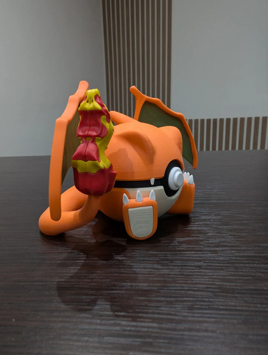 Pokebola Pokémon Charizard Impresa 3d Coleccionable, vista 6