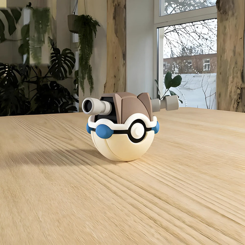 Pokebola Pokémon Blastoise Impresa 3d Coleccionable, vista 2