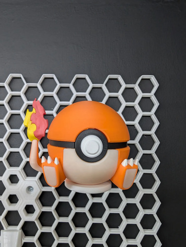 Pokebola Pokémon Charmander Impresa 3d Coleccionable, vista 7