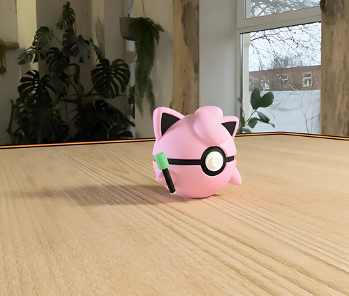 Pokebola Pokémon Jigglypuff Impresa 3d Coleccionable, vista 2