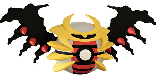 Pokebola Pokémon Giratina Impresa 3d Coleccionable