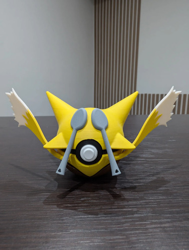 Pokebola Pokémon Alakazam Impresa 3d Coleccionable, vista 4