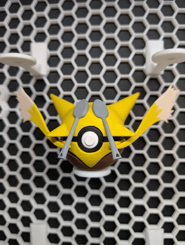 Pokebola Pokémon Alakazam Impresa 3d Coleccionable, vista 8