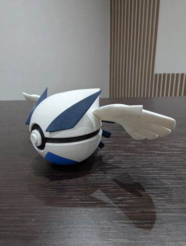 Pokebola Pokémon Lugia Impresa 3d Coleccionable, vista 5