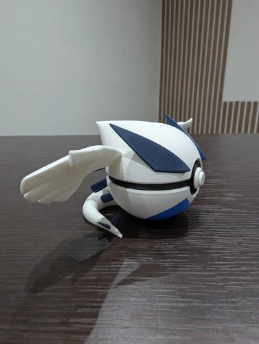 Pokebola Pokémon Lugia Impresa 3d Coleccionable, vista 6