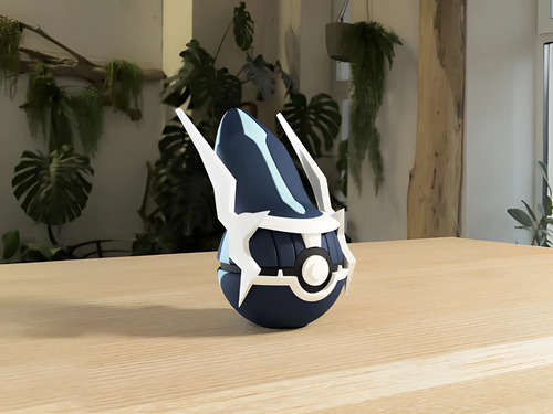 Pokebola Pokémon Dialga Impresa 3d Coleccionable, vista 2