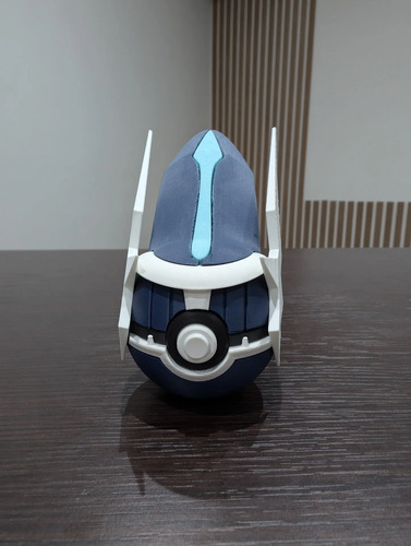 Pokebola Pokémon Dialga Impresa 3d Coleccionable, vista 4
