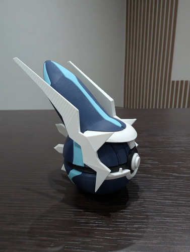 Pokebola Pokémon Dialga Impresa 3d Coleccionable, vista 5