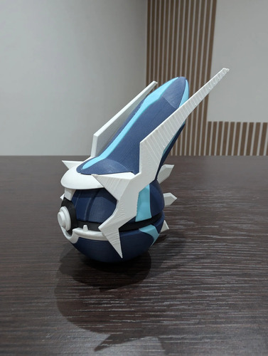 Pokebola Pokémon Dialga Impresa 3d Coleccionable, vista 6