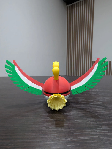 Pokebola Pokémon Ho-oh Impresa 3d Coleccionable, vista 7