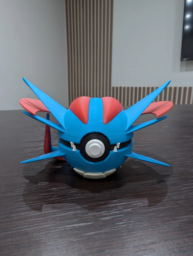 Pokebola Pokémon Salamence Impresa 3d Coleccionable, vista 4