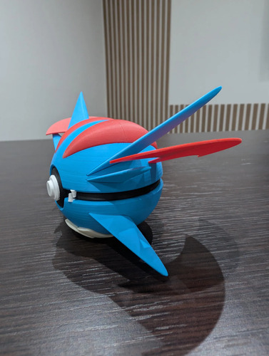 Pokebola Pokémon Salamence Impresa 3d Coleccionable, vista 6