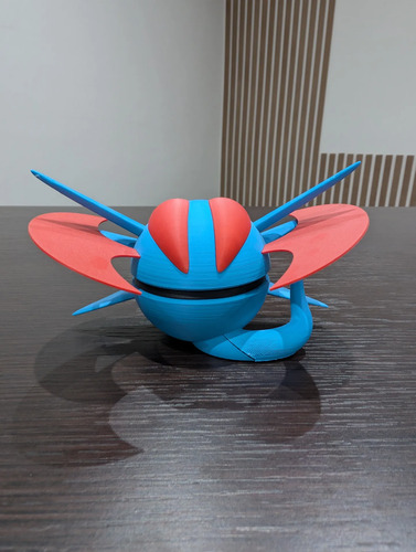 Pokebola Pokémon Salamence Impresa 3d Coleccionable, vista 7