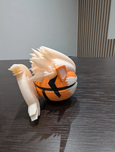 Pokebola Pokémon Arcanine Impresa 3d Coleccionable, vista 6