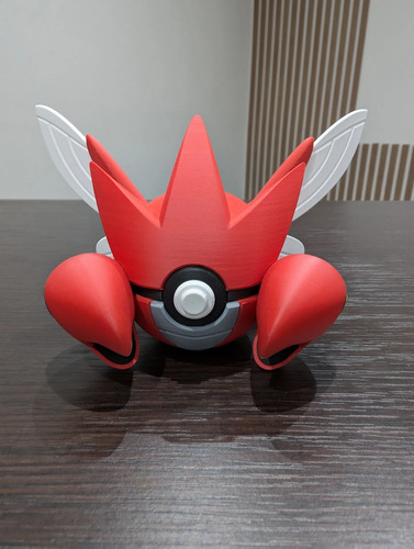 Pokebola Pokémon Scizor Impresa 3d Coleccionable, vista 4
