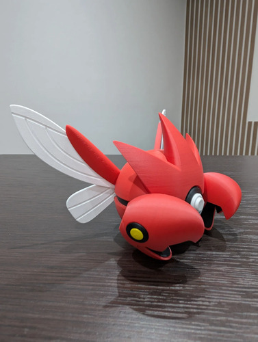 Pokebola Pokémon Scizor Impresa 3d Coleccionable, vista 5