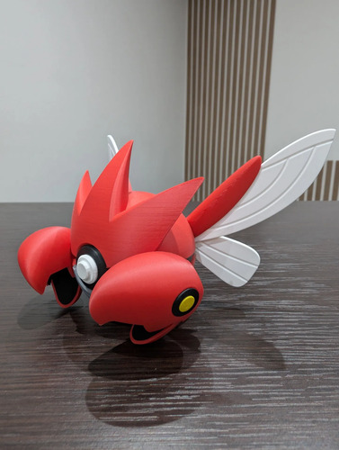 Pokebola Pokémon Scizor Impresa 3d Coleccionable, vista 6