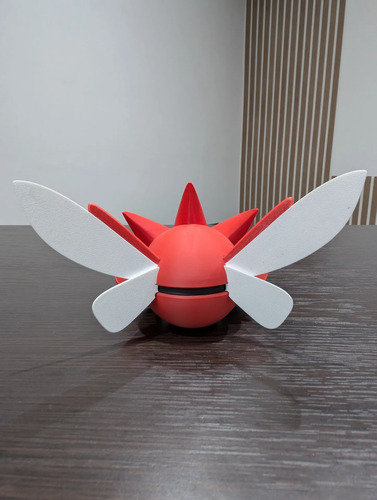 Pokebola Pokémon Scizor Impresa 3d Coleccionable, vista 7