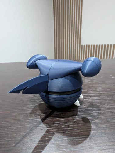 Pokebola Pokémon Garchomp Impresa 3d Coleccionable, vista 7